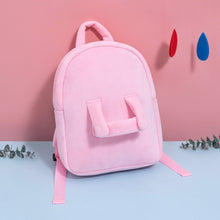 Load image into Gallery viewer, OUOZZZ Personalized Pink Plush Backpack Pink Bag