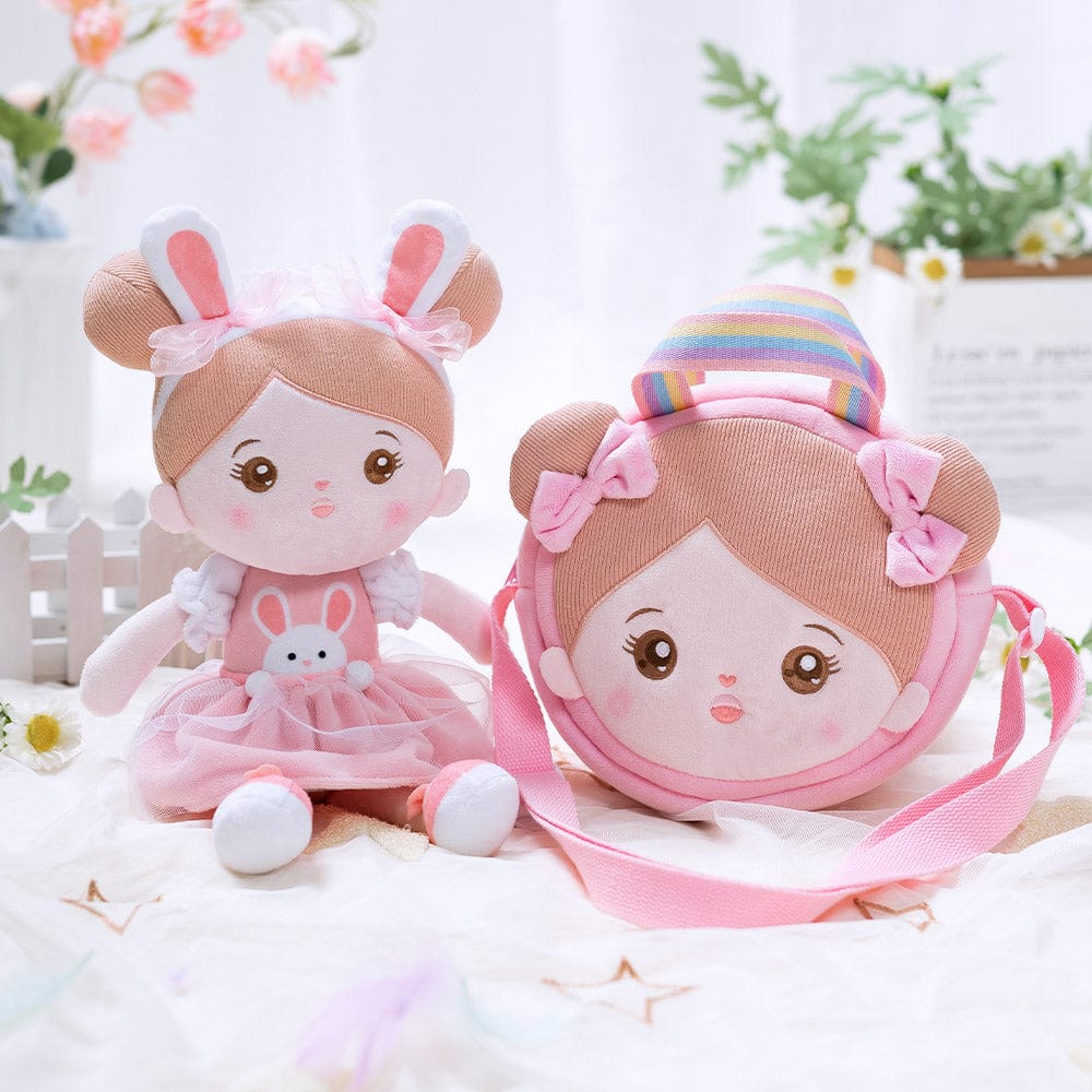 OUOZZZ Personalized Pink Shoulder Bag Rabbit🐰