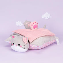 Load image into Gallery viewer, OUOZZZ Personalized Plush Kitten Doll &amp; Pillow &amp; Soothing Towel Gift Set