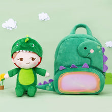 Load image into Gallery viewer, OUOZZZ Personalized Plush Doll and Optional Backpack B-Dinosaur🦕 / Gift Set With Backpack