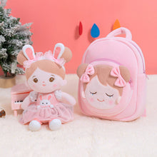 Load image into Gallery viewer, OUOZZZ Personalized Pink Backpack Bunny