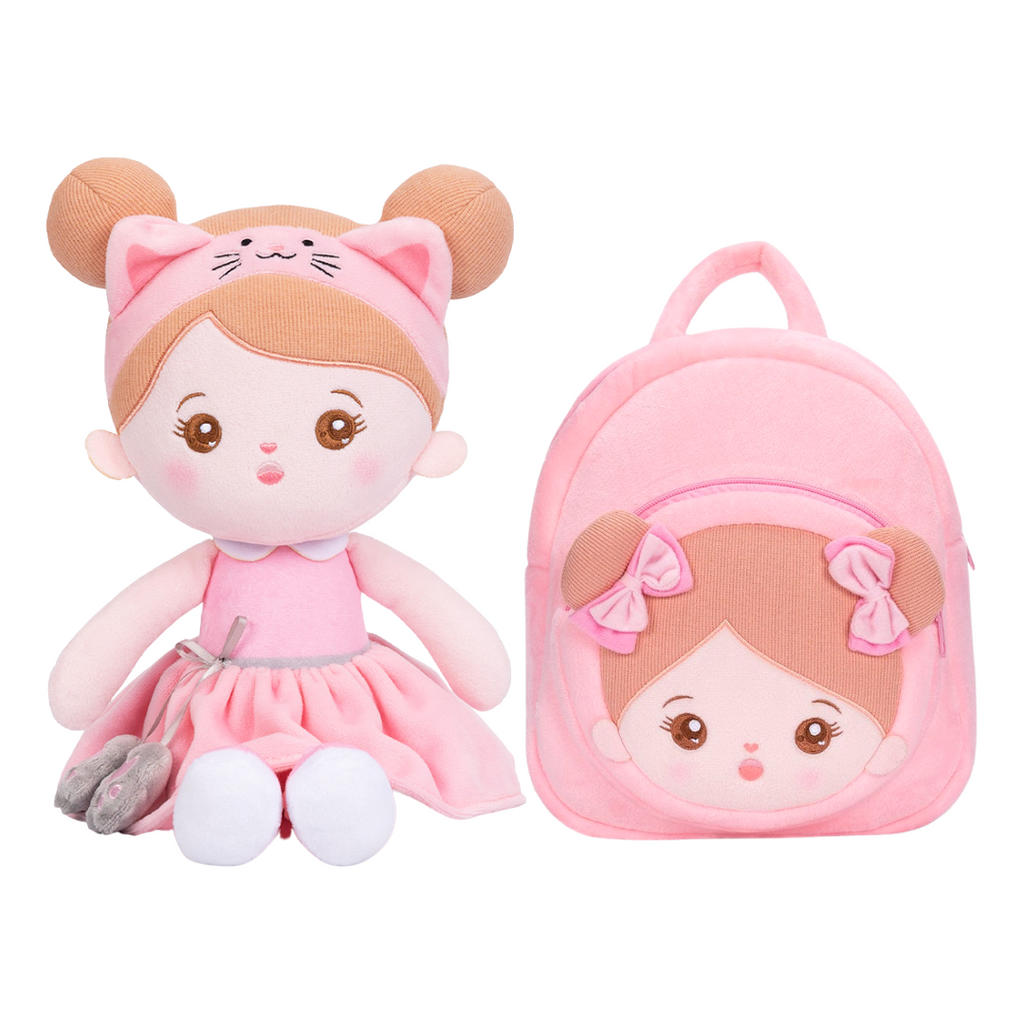 Personalized Baby Girl Doll and Matching Backpack