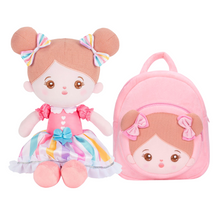 Load image into Gallery viewer, Personalized Baby Girl Doll and Matching Backpack