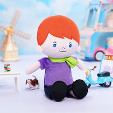 Load image into Gallery viewer, Personalized Blue Eyes Plush Boy Doll