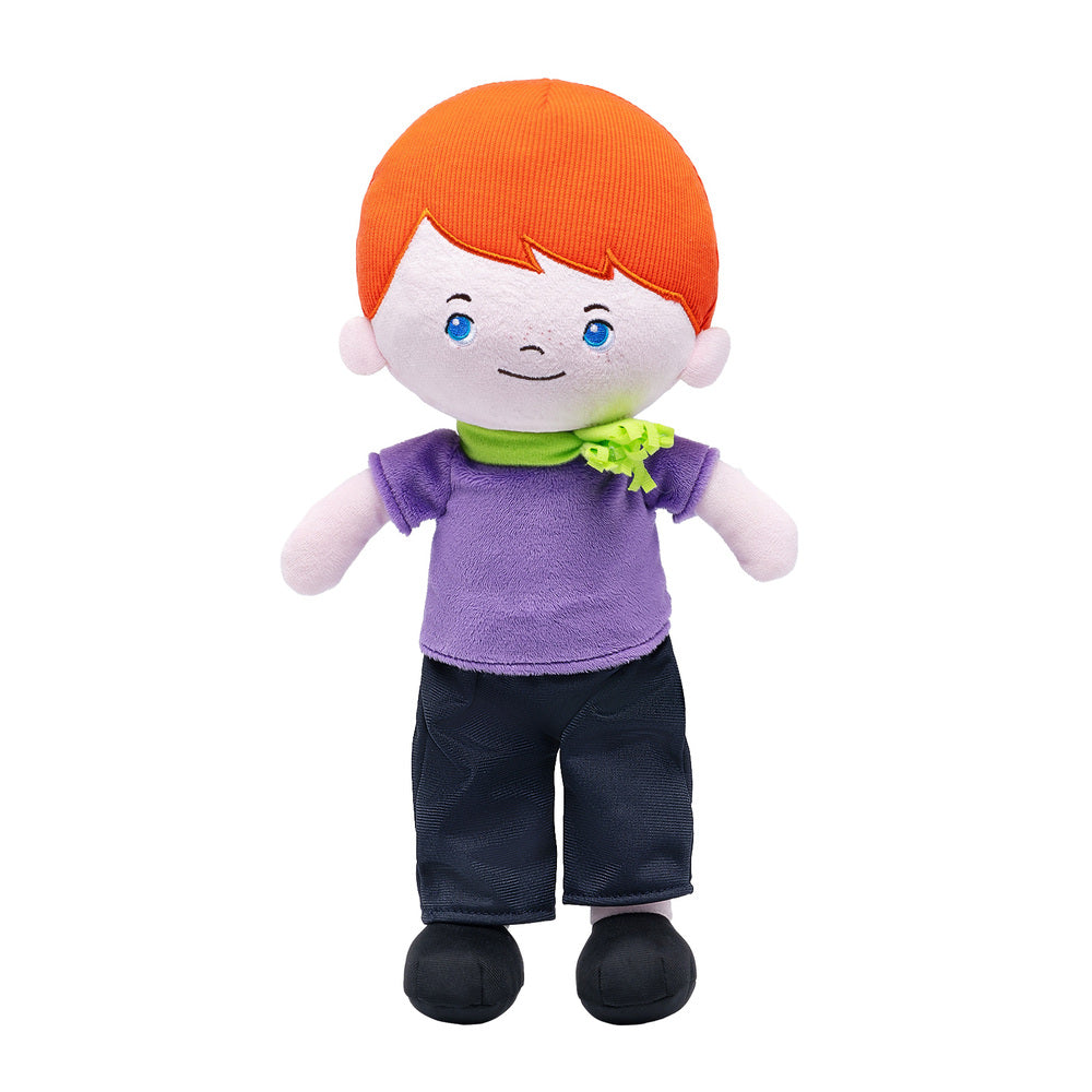 Personalized Blue Eyes Plush Boy Doll