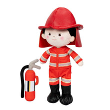 Load image into Gallery viewer, OUOZZZ Personalized Firemen Plush Baby Boy Doll Firemen