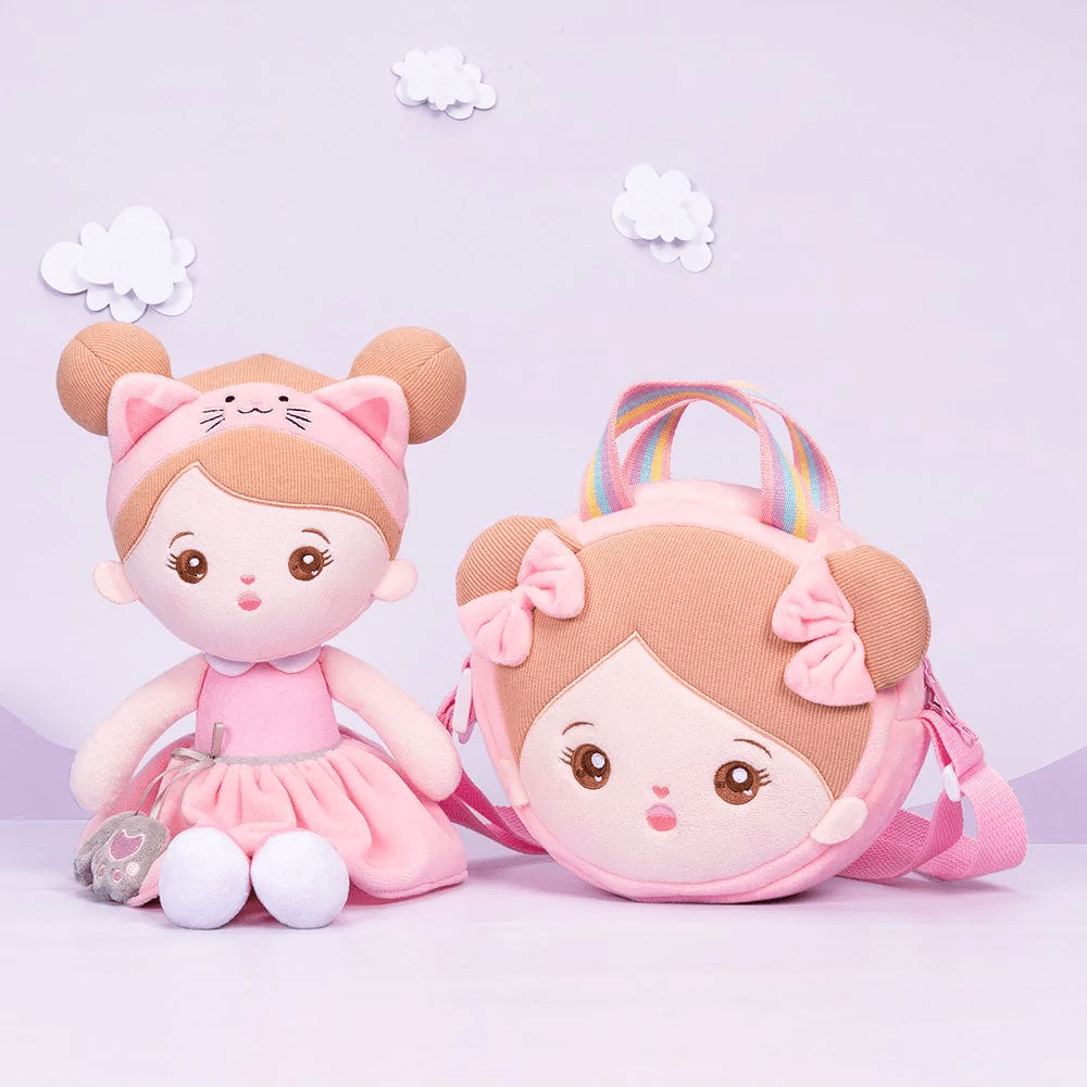 OUOZZZ Personalized Plush Doll + Shoulder Bag Combo