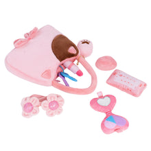 Load image into Gallery viewer, Personalized Baby&#39;s First Purse Makeup Bag Plush Sensory Toy