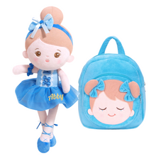 Load image into Gallery viewer, Personalized Baby Girl Doll and Matching Backpack