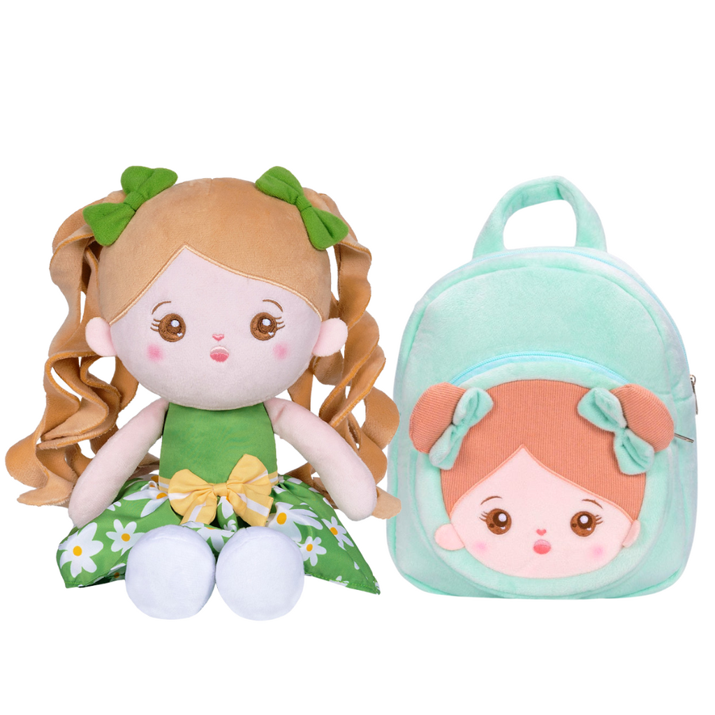 Personalized Baby Girl Doll and Matching Backpack