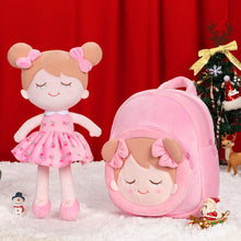 Load image into Gallery viewer, Personalizedoll Christmas Sale - Personalized Baby Doll + Backpack Combo Gift Set Pink Iris Doll / Doll + Backpack