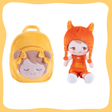 Load image into Gallery viewer, OUOZZZ Personalized Plush Doll and Optional Backpack B- Fox🦊 / Gift Set With Backpack