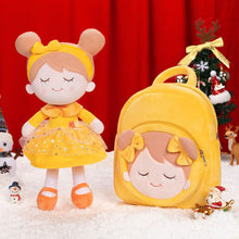 Load image into Gallery viewer, OUOZZZ Christmas Sale - Personalized Baby Doll + Backpack Combo Gift Set Yellow Iris Doll / Doll + Backpack