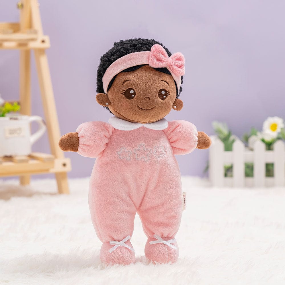 OUOZZZ Personalized Pink Mini Baby Doll Mini doll