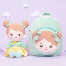 Load image into Gallery viewer, OUOZZZ Personalized Plush Doll and Optional Backpack B- Light Green💚 / Gift Set With Backpack