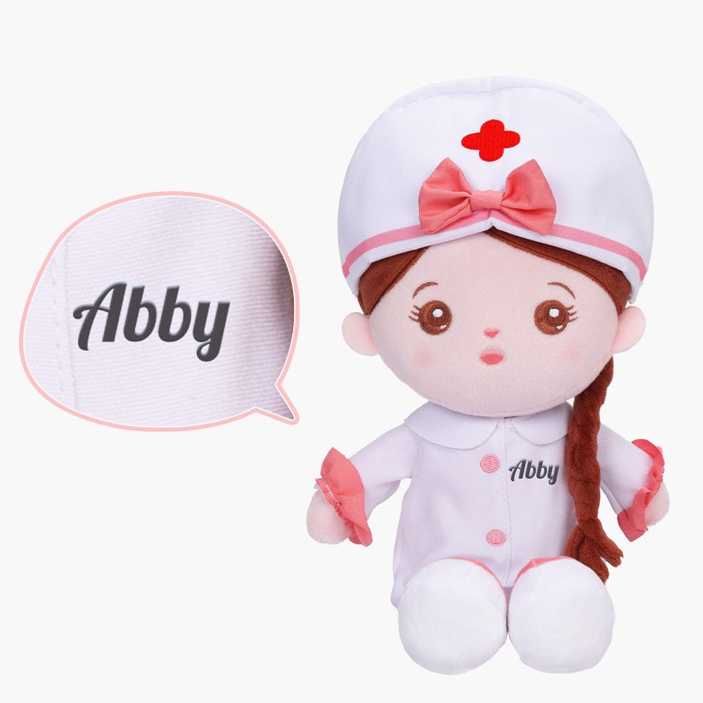 OUOZZZ Personalized Plush Doll + Shoulder Bag Combo Nurse / Only Doll