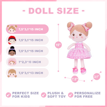 Load image into Gallery viewer, Personalized 10 Inch Plush Doll + Optional 15 Inch Doll or Backpack